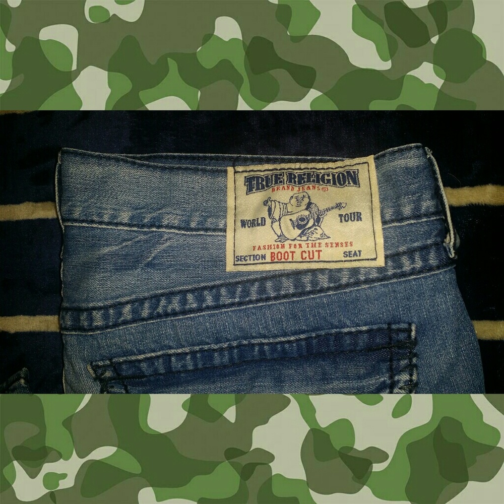 True Religion Authentic Mens Boot Cut Jeans - Picture 7 of 12